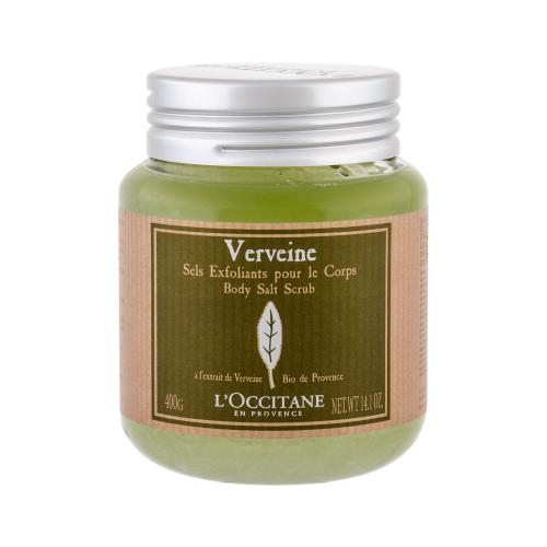 L'Occitane Verveine Body Salt Scrub 400 g telový peeling pre ženy