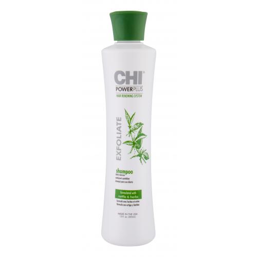 Farouk Systems CHI Power Plus 355 ml šampón pre ženy na citlivú pokožku hlavy; proti lupinám; na mastné vlasy