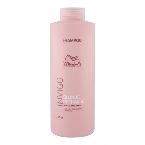 Wella Professionals Invigo Blonde Recharge šampón pre ochranu farby blond vlasov Cool Blond 1000 ml