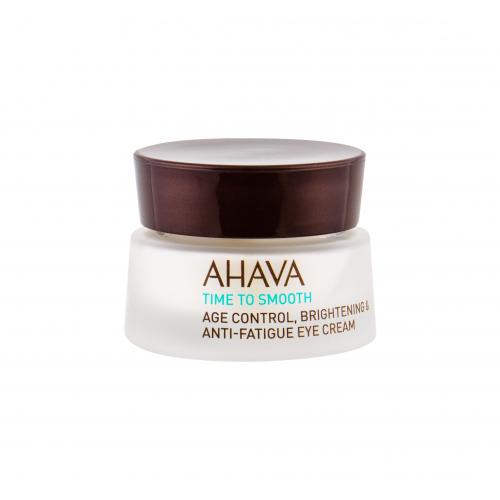 AHAVA Time To Smooth Age Control, Brightening & Anti-Fatigue Eye Cream 15 ml očný krém na veľmi suchú pleť; proti vráskam; na rozjasnenie pleti