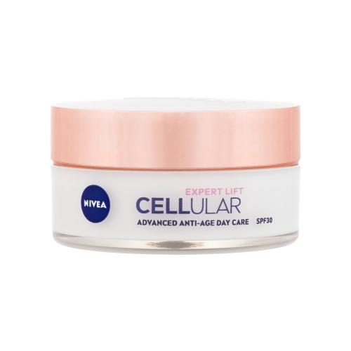 Nivea Cellular Expert Lift Advanced Anti-Age Day Cream SPF30 50 ml denný pleťový krém proti vráskam; spevnenie a lifting pleti; na dehydratovanu pleť