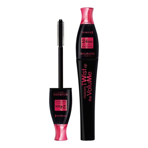 Bourjois Twist Up The Volume riasenka pre objem s kefkou 2 v 1 odtieň 23 Black 8 ml