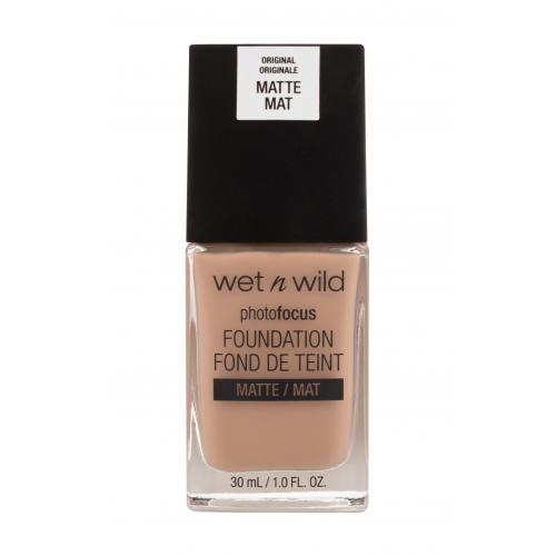 Wet n Wild PhotoFocus zmatňujúci fluidný make-up odtieň Desert Beige 30 ml