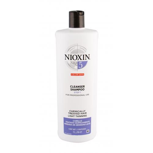 Nioxin System 5 Cleanser Color Safe 1000 ml šampón pre riednúce farbené vlasy pre ženy