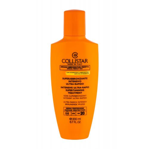 Collistar Special Perfect Tan Intensive Ultra-Rapid Supertanning Treatment prípravok pre urýchlenie a predĺženie opálenia SPF 20 200 ml