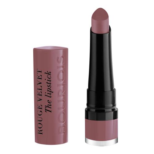 BOURJOIS Paris Rouge Velvet The Lipstick 2,4 g rúž pre ženy 17 From Paris With Mauve