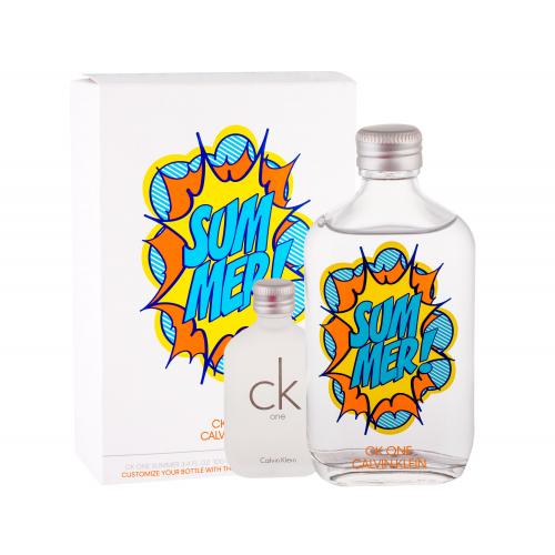 Calvin Klein CK One Summer 2019 darčeková kazeta unisex toaletná voda 100 ml + toaletná voda CK One 15 ml