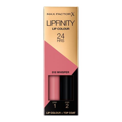 Max Factor Lipfinity Lip Colour dlhotrvajúci rúž s balzamom odtieň 010 Whisper 4,2 g
