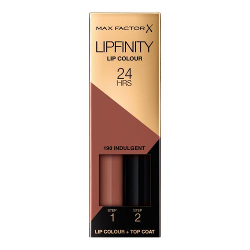 Max Factor Lipfinity Lip Colour 4,2 g rúž pre ženy 190 Indulgent tekutý rúž