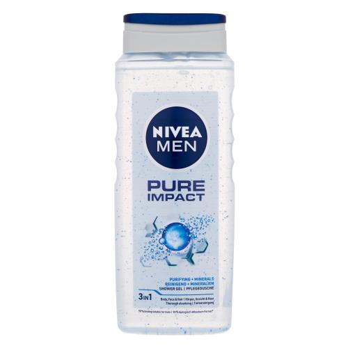 NIVEA MEN Pure Impact sprchový gél pre mužov 500 ml