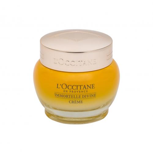 L'Occitane Immortelle Divine Cream Advanced 50 ml denný pleťový krém na veľmi suchú pleť; proti vráskam; na rozjasnenie pleti