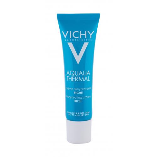 Vichy Aqualia Thermal Rich 30 ml denný pleťový krém pre ženy na zmiešanú pleť; výživa a regenerácia pleti; na dehydratovanu pleť