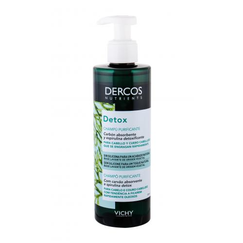 Vichy Dercos Detox 250 ml detoxikačný šampón pre rýchlo sa mastiace vlasy pre ženy