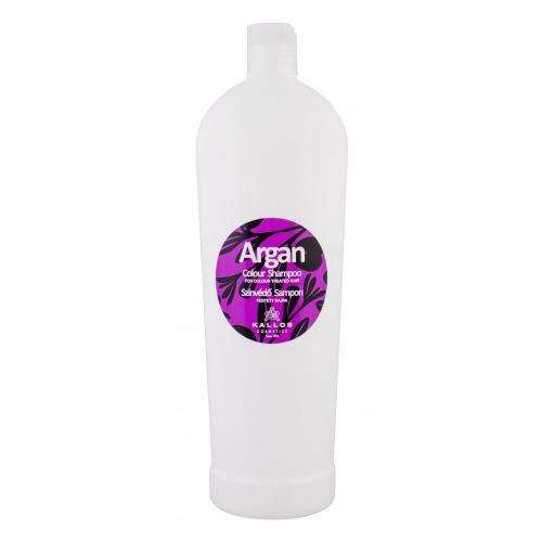 Kallos Cosmetics Argan 1000 ml vyživujúci šampón pre farbené vlasy pre ženy