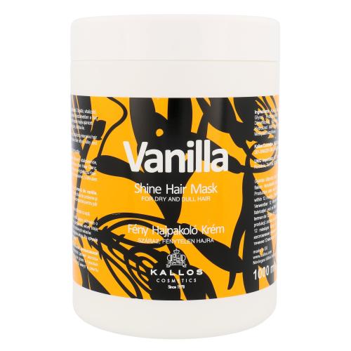 Kallos Cosmetics Vanilla 1000 ml maska na vlasy pre ženy na šedivé vlasy