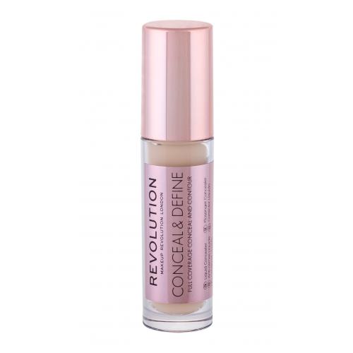 Makeup Revolution Conceal & Define tekutý korektor odtieň C 6,5 4 g