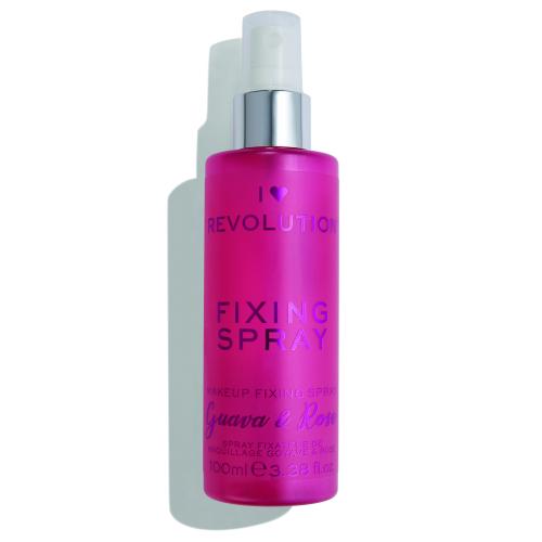 Makeup Revolution London I Heart Revolution Fixing Spray Guava & Rose 100 ml fixátor make-upu pre ženy