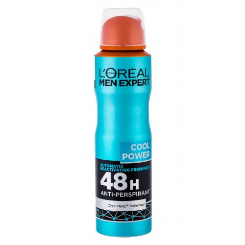 L'Oréal Paris Men Expert Cool Power 48H 150 ml antiperspirant pre mužov deospray