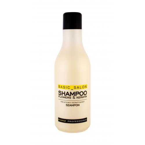 Stapiz Basic Salon Flowers & Keratin 1000 ml regeneračný šampón s keratínom pre ženy