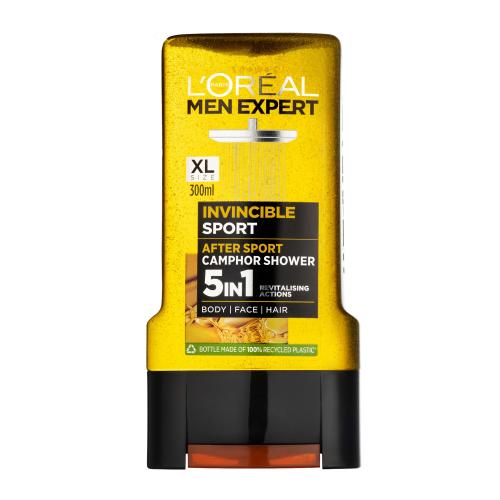 L’Oréal Paris Men Expert Invincible Sport sprchový gél 5 v 1 300 ml