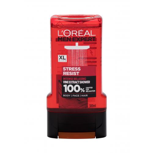 L’Oréal Paris Men Expert Stress Resist antistresový sprchový gél 3v1 300 ml