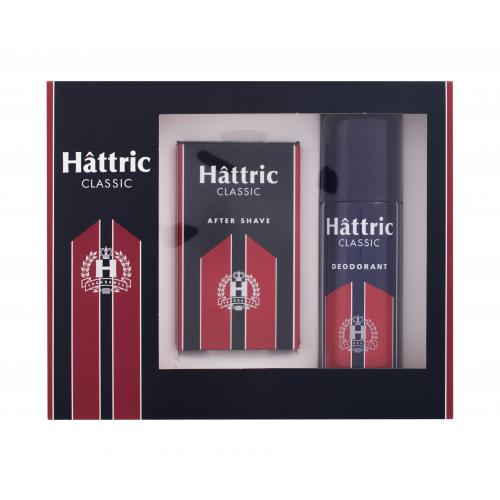 Hattric Classic darčeková kazeta deospray pre mužov dezodorant 150 ml + voda po holení 100 ml