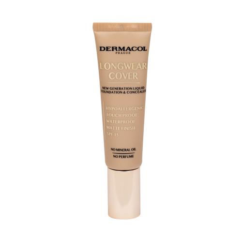 Dermacol Longwear Cover fluidný make-up SPF 15 proti nedokonalostiam pleti 04 Sand 30 ml