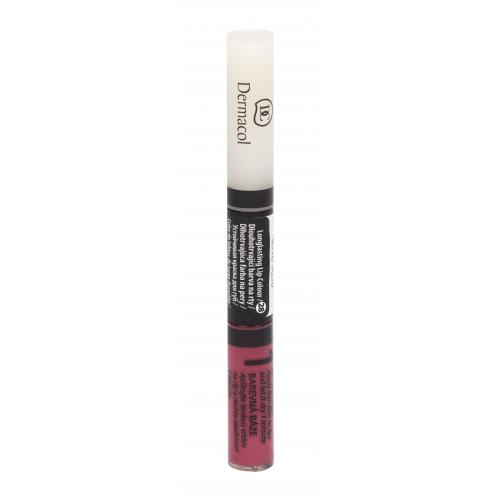 Dermacol 16H Lip Colour dlhotrvajúca dvojfázová farba a lesk na pery odtieň č.28 4.8 g