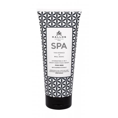 Kallos Spa hydratačný sprchový gél 3v1 pre mužov 200 ml