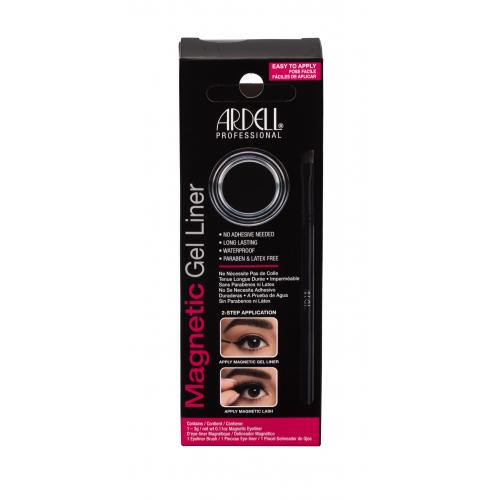 Ardell Magnetic Gel Liner magnetická gélová linka so štetčekom odtieň Black 3 g