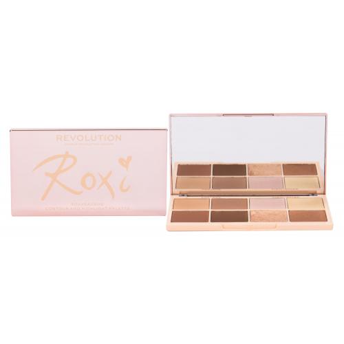 Makeup Revolution X Roxxsaurus Highlight & Contour paletka na tvár 8 x 2.5 g