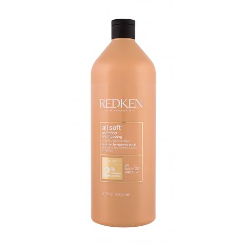Redken All Soft 1000 ml šampón pre suché a krehké vlasy pre ženy
