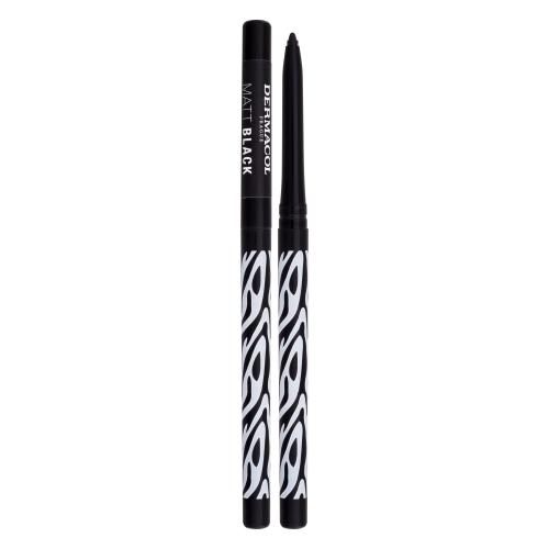 Dermacol Black Sensation Matt Black ceruzka na oči black 0.35 g