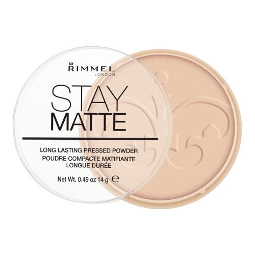 Rimmel Stay Matte púder odtieň 003 Peach Glow 14 g