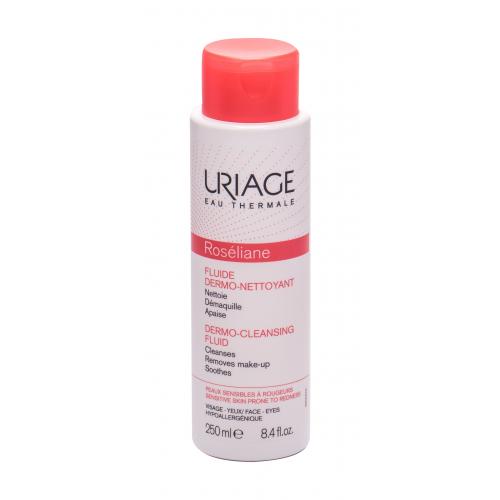 Uriage Roséliane Dermo-Cleansing Fluid 250 ml odličovač tváre pre ženy