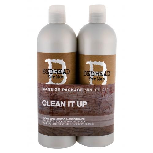 Tigi Bed Head Men Clean Up šampón šampón 750 ml + kondicionér 750 ml pre mužov na všetky typy vlasov