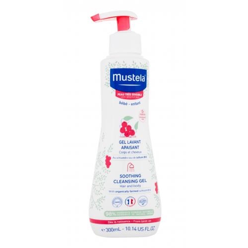 Mustela Bébé Soothing Cleansing Gel Hair and Body 300 ml sprchovací gél pre deti