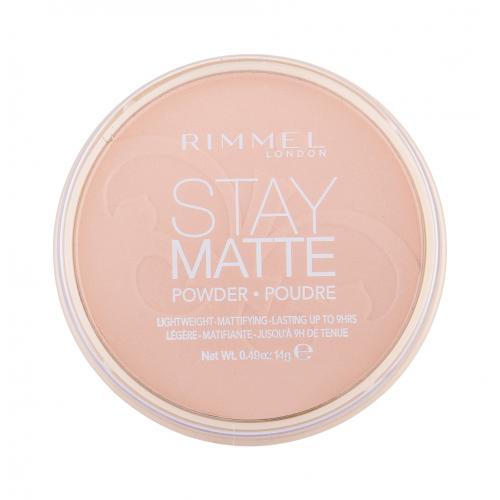 Rimmel Stay Matte púder odtieň 009 Amber 14 g