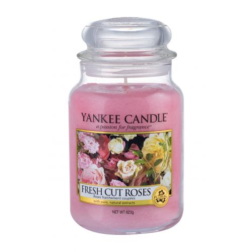 Yankee Candle Fresh Cut Roses 623 g vonná sviečka unisex