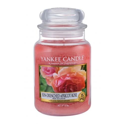 Yankee Candle Sun-Drenched Apricot Rose 623 g vonná sviečka unisex