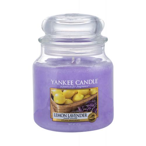 Yankee Candle Lemon Lavender 411 g vonná sviečka unisex