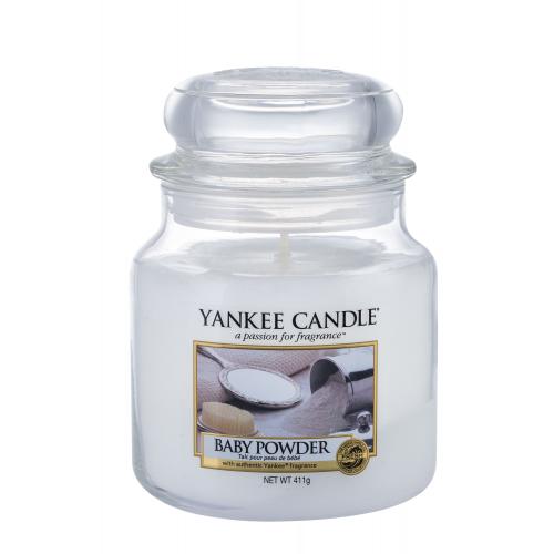 Yankee Candle Baby Powder 411 g vonná sviečka unisex