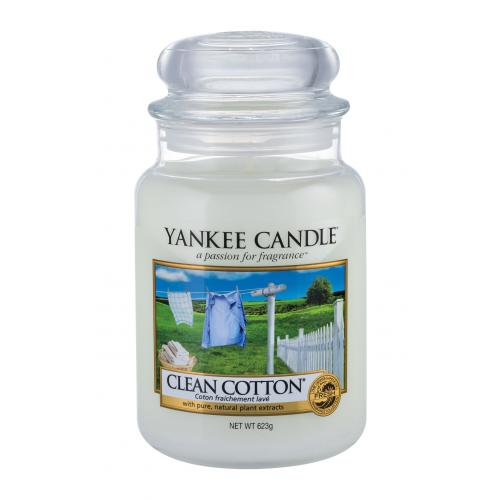 Yankee Candle Clean Cotton 623 g vonná sviečka unisex