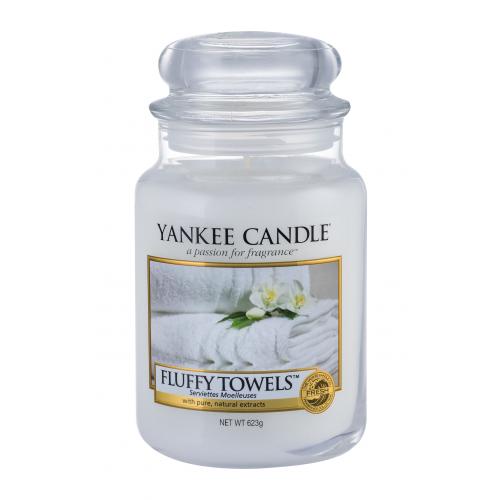 Yankee Candle Fluffy Towels 623 g vonná sviečka unisex