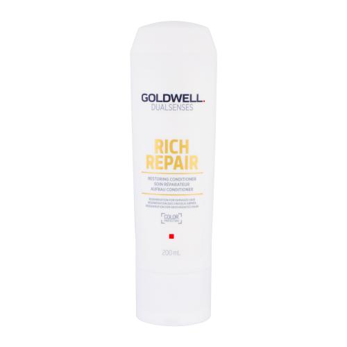 Goldwell Dualsenses Rich Repair 200 ml kondicionér pre ženy na šedivé vlasy; na lámavé vlasy