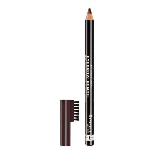 Rimmel London Professional Eyebrow Pencil 1,4 g ceruzka na obočie pre ženy 001 Dark Brown