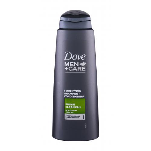 Dove Men + Care Fresh Clean 2in1 400 ml šampón pre mužov na všetky typy vlasov; na lámavé vlasy