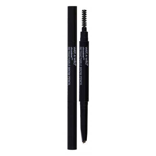 Wet n Wild Ultimate Brow obojstranná ceruzka na obočie s kefkou odtieň Medium Brown 0.2 g