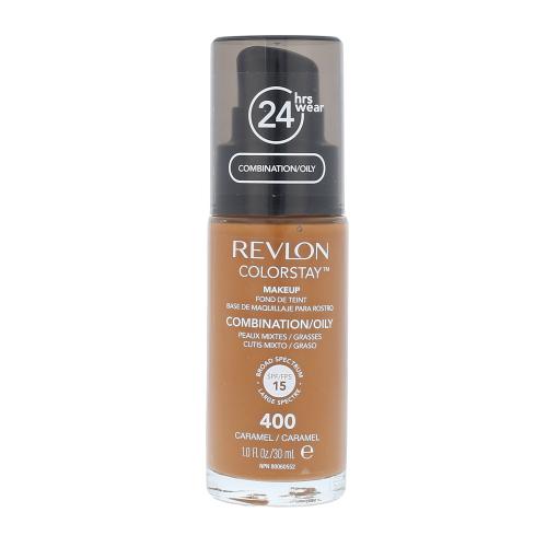 Revlon Colorstay Combination Oily Skin SPF15 30 ml make-up pre ženy 400 Caramel na všetky typy pleti; na mastnú pleť; na problematickú pleť s akné