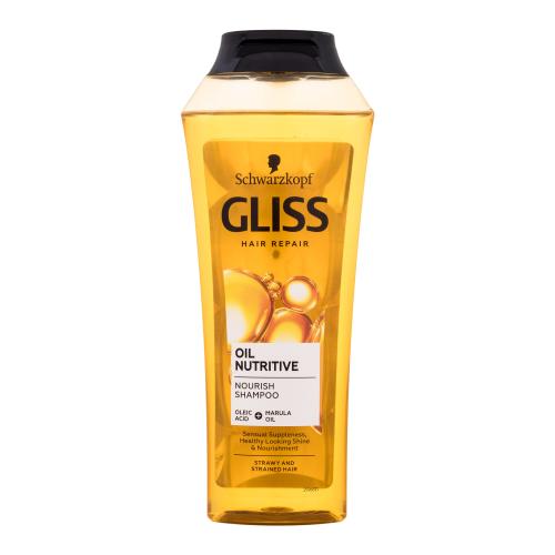 Schwarzkopf Gliss Oil Nutritive Shampoo 400 ml šampón pre ženy na rozštiepené končeky